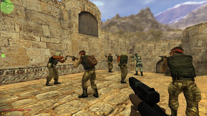 Изображены терры из игры Counter-Strike