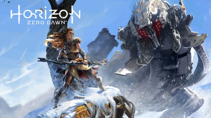 Арт-плакат игры Horizon Zero Dawn - нового эксклюзива Playstation 4