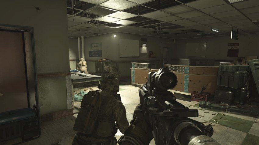 Снимок экрана Call of Duty modern warfare для обзора