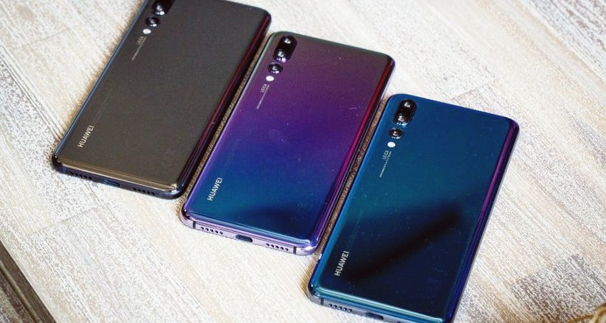 Смартфоны Huawei задом