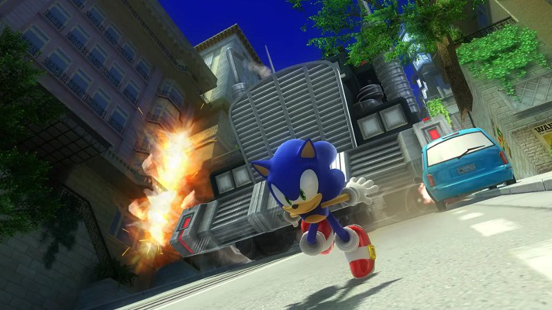 Скриншот игры Sonic x Shadow Generations