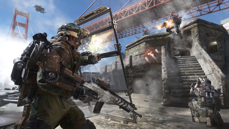 Игра Call of duty: Advanced Warfare для двоих на консоли PS4