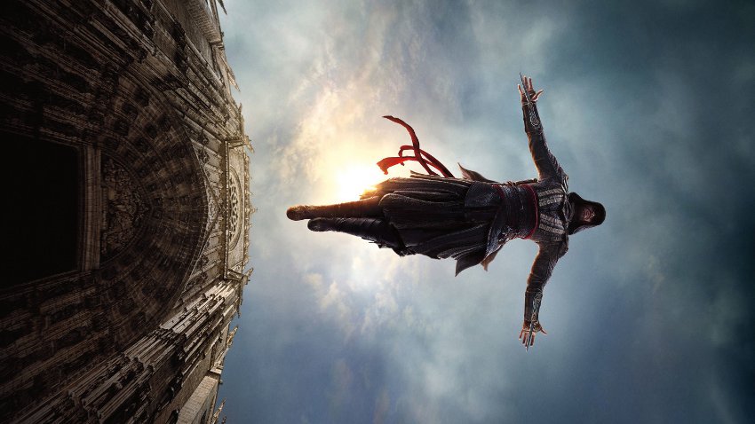 Прыжок веры из игры Assassins Creed