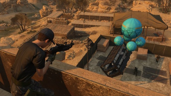 Похищение ракет с помощью фултон в Metal Gear online
