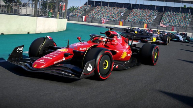 Скриншот гоночного симулятора F1 22