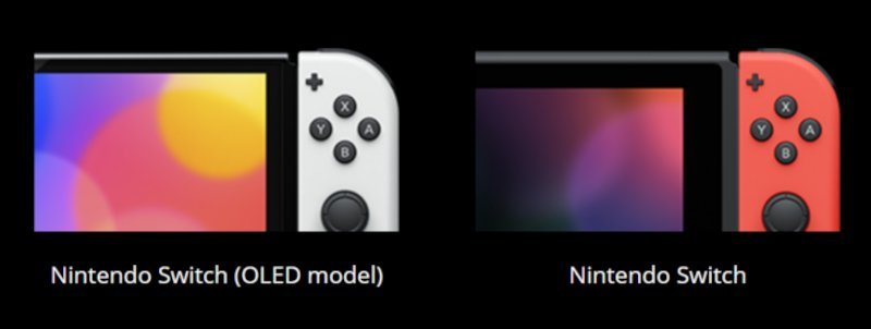 Скриншот Nintendo Switch и Nintendo Switch (модель OLED)