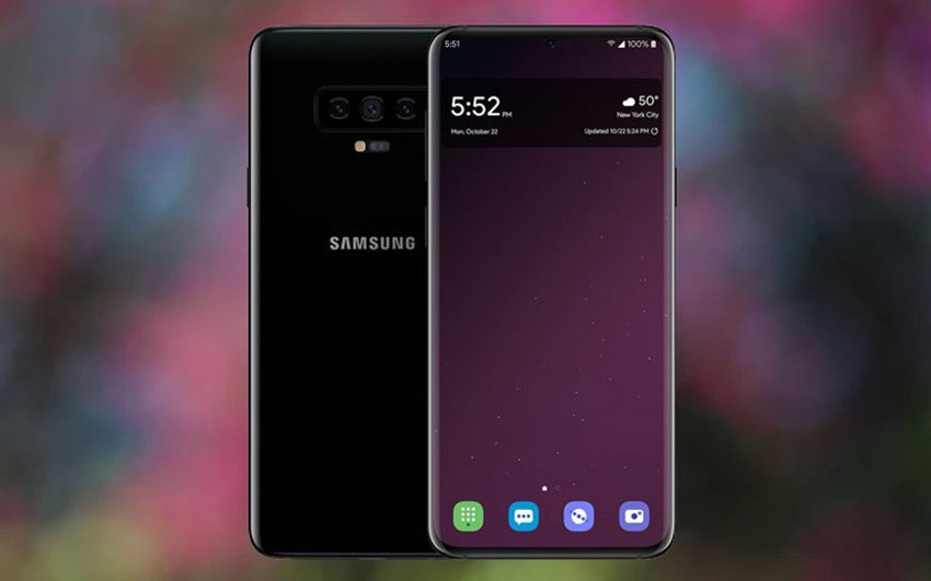 Концепт смартфона Samsung galaxy S10