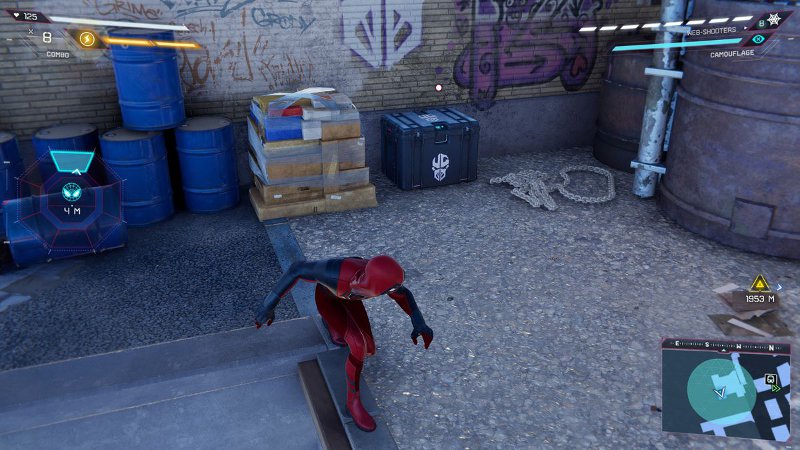Скриншот игры Spider-Man: Miles Morales - выполнение побочных миссий
