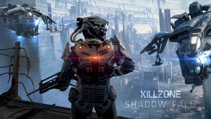 Плакат первого эксклюзива ps4 killzone shadow fall
