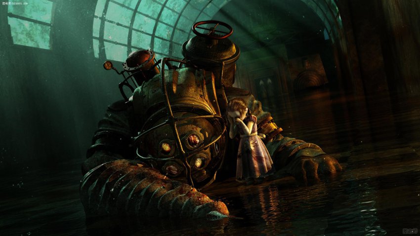 Арт на игру Bioshock - лучшего шутера всех времен по мнению многих игроков
