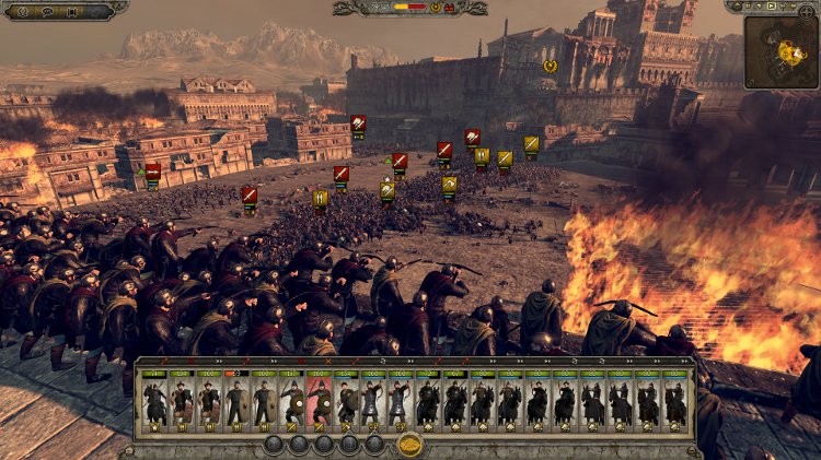 Ближнеий вид боя в Total War – Attila