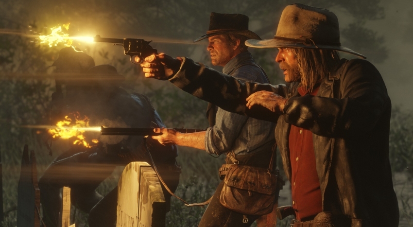Кадр из онлайн-режима игры Red Dead Redemption 2