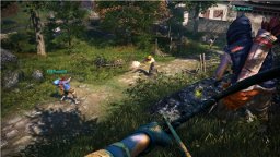 скриншот игр far cry 4, изображены перестрелки главного героя с самопровозглашенным диктатором на Гималаях. - 1