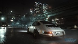 Скриншоты игры need for speed 2015 - перезапуска серии знаменитых аркадных гонок. Изображены тюнингованные автомобили на фоне ночного города или в гараже - 3