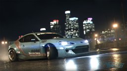 Скриншоты игры need for speed 2015 - перезапуска серии знаменитых аркадных гонок. Изображены тюнингованные автомобили на фоне ночного города или в гараже - 6