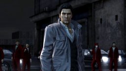 Скриншоты игры Yakuza 5. Изображены главные герои этой японской игры, которую многие принимают за клон GTA - 5